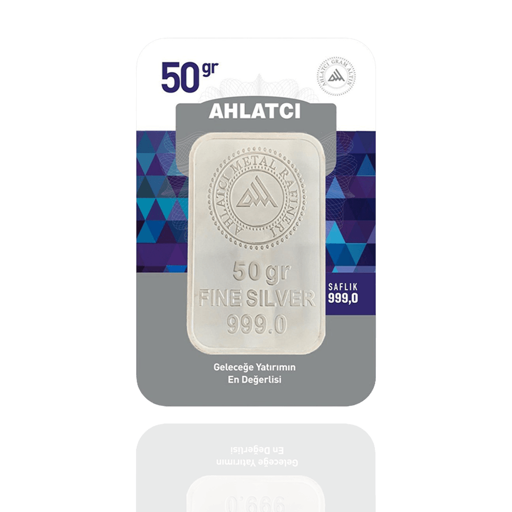 50 Gram Külçe Gümüş