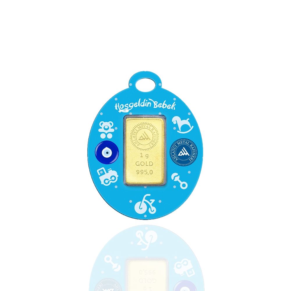 24 Ayar - 1g Altın Erkek Bebek