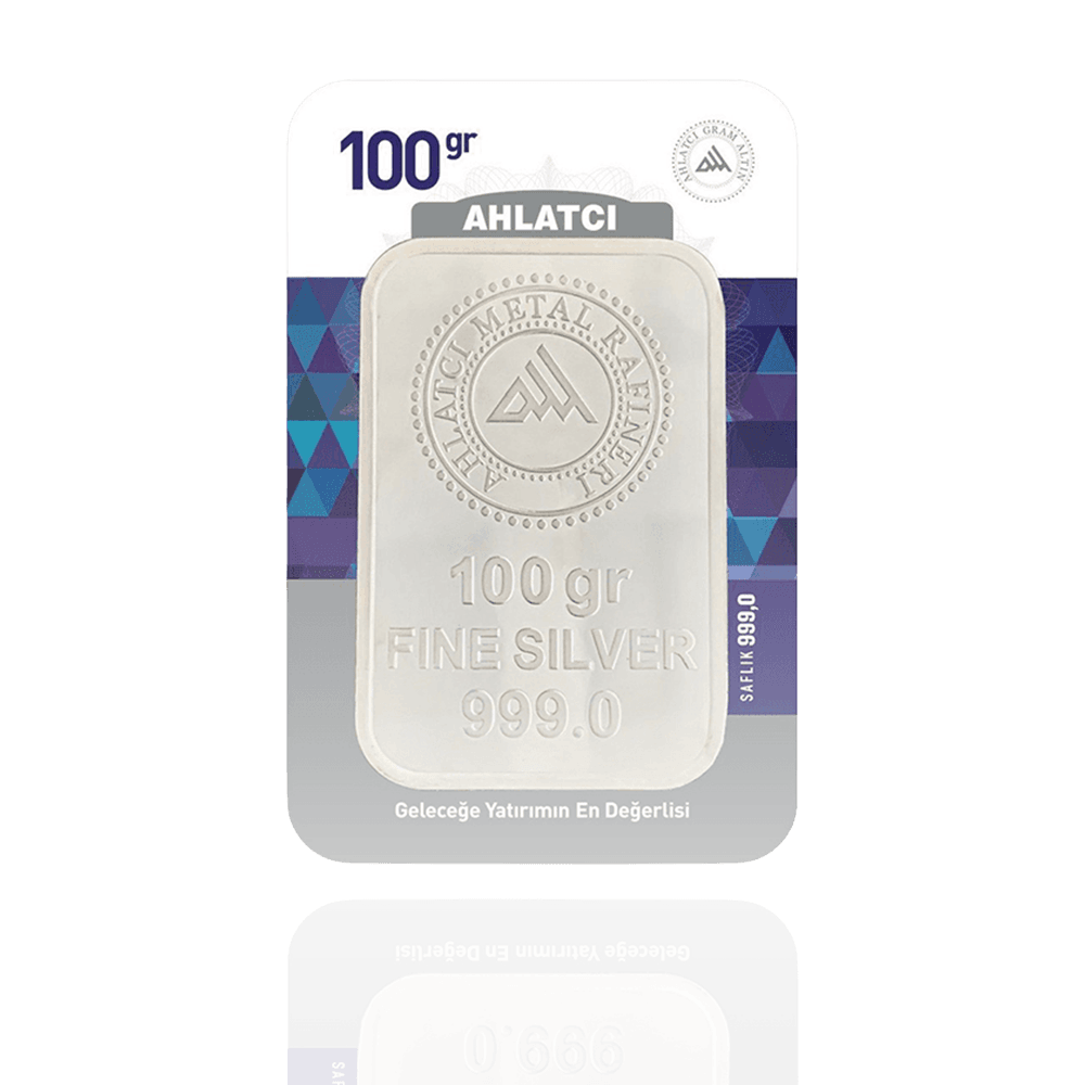100 Gram Külçe Gümüş