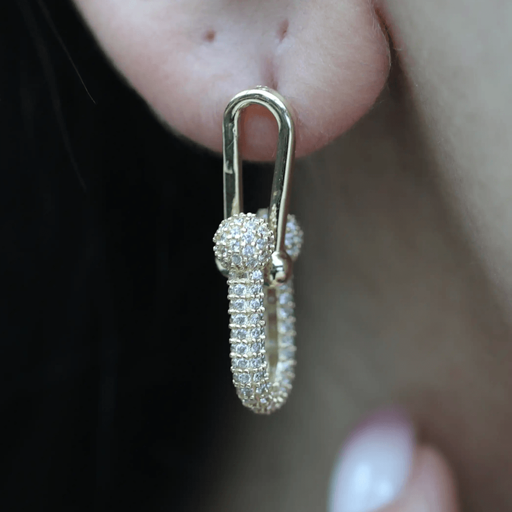 Zirkon Tiffany Küpe